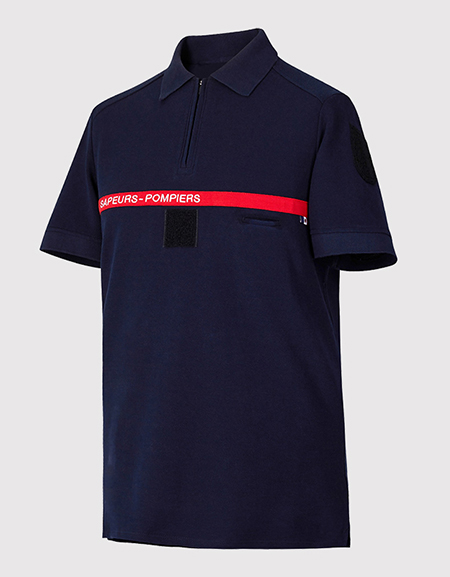 Polo masculin manches courtes SAPEURS-POMPIERS type B